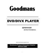 Goodmans Gdvd161dx Instruction Manual