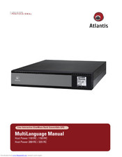 Atlantis host power 1101rc User Manual