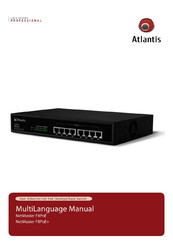 Atlantis netmaster f8poe+ User Manual