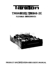 Tandon TM848-2E User Manual