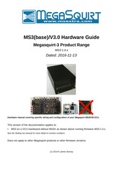 MegaSquirt MS3 Hardware Manual