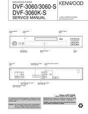 Kenwood DVF-3060 Service Manual