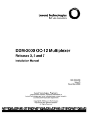 Lucent Technologies DDM-2000 OC-12 Installation Manual