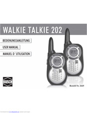 busch Walkie Talkie 202 User Manual