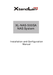 XtendLan XL-NAS-500SA Installation And Configuration Manual