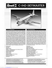 REVELL C-54D skymaster User Manual