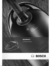 Bosch BSG8PRO3 Instruction Manual
