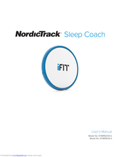 NordicTrack sleep coach NTMPADS15.0 User Manual