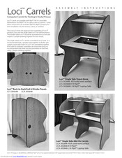 SMART desks Loci Single Side Add-On Carrels Assembly Instructions Manual