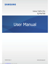 Samsung EJ-PW700 User Manual