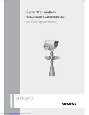 Siemens sitrans lr 460 Quick Start Manual
