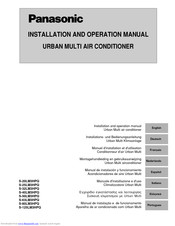Panasonic S-20LM3HPQ Installation And Operation Manual