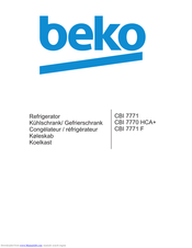 Beko CBI 7771 User Manual