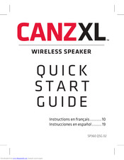 808 CANZ XLSP360 Quick Start Manual