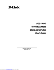 D-Link DES-1048G User Manual