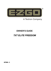 Ezgo FLEET RXV ELITE Owner's Manual