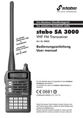 stabo SA 3000 User Manual