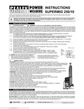 Sealey SUPERMIG 250 Instructions