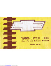 Chevrolet TRUCK 1969 Owner's Manual