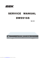 Index DW9916S Service Manual