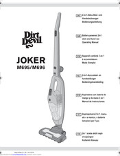 Dirt Devil Joker M696 Operating Manual