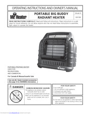 Mr.Heater MH18B Operating Instructions And Owner's Manual