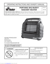 Mr.Heater BIG Buddy MH18B Operating Instructions And Owner's Manual