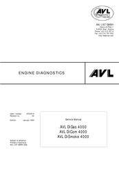 AVL AVL DiGas 4000 Service Manual