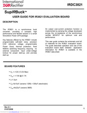 International Rectifier IR3821 User Manual