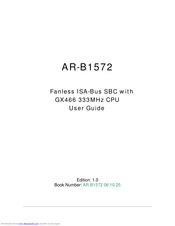 Acrosser Technology AR-B1572 User Manual