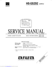 Aiwa HS-GS292YJ Service Manual