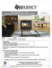 Regency Fireplace Products P131-LP10 Owners & Installation Manual