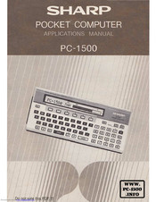 Sharp PC-1500 Applications Manual