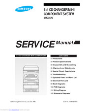 Samsung MAX-670 Service Manual
