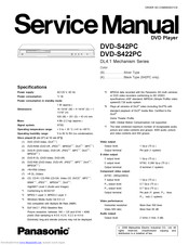 Panasonic DVD-S422PC Service Manual