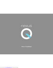 Google NEXUS Q Manual Book
