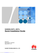 Huawei SUN2000-40KTL Quick Installation Manual