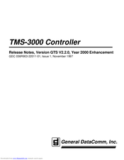 General DataComm TMS-3000 Release Notes