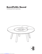 BuzziSpace BuzziPicNic Round Installation Manual