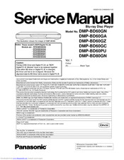 Panasonic DMP-BD60GZ Service Manual