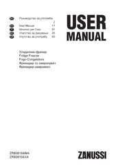 Zanussi ZRB36104WA User Manual
