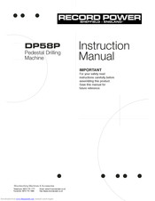 Record Power DP58P Instruction Manual