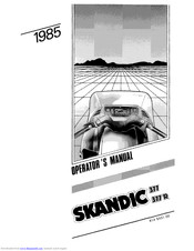 BOMBARDIER Skandic 377 Operator's Manual