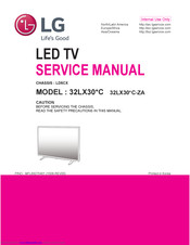 LG 32LX30*C Service Manual