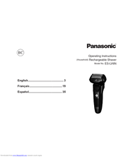 Panasonic ES-LV6N Operating Instructions Manual