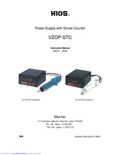 HIOS VZOP-STC Instruction Manual