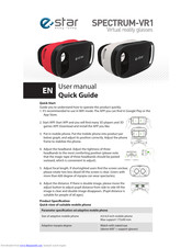 Estar spectrum-vr1 Quick Manual