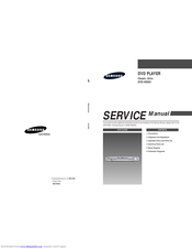Samsung DVD-HD931 - HDTV Converter Progressive-Scan DVD Player Service Manual