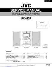 JVC UX-M5R Service Manual