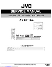 JVC XV-NP1SL Service Manual